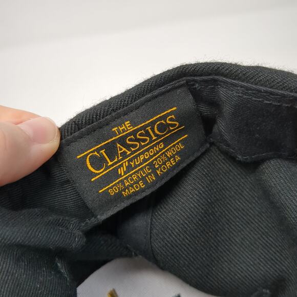 Survive Snapback Hat Black One Size Adjustable Embroidered Yupoong - Picture 9 of 9